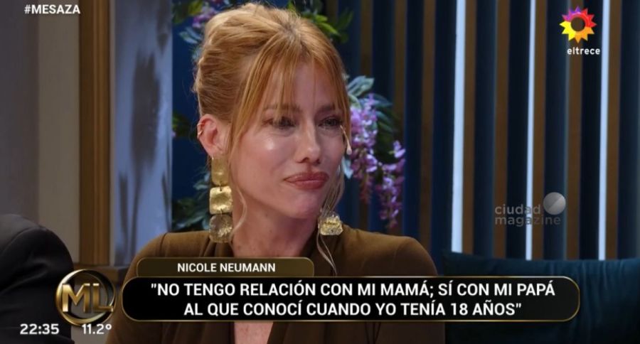 Nicole Neumann en el programa de Mirhta Legrand