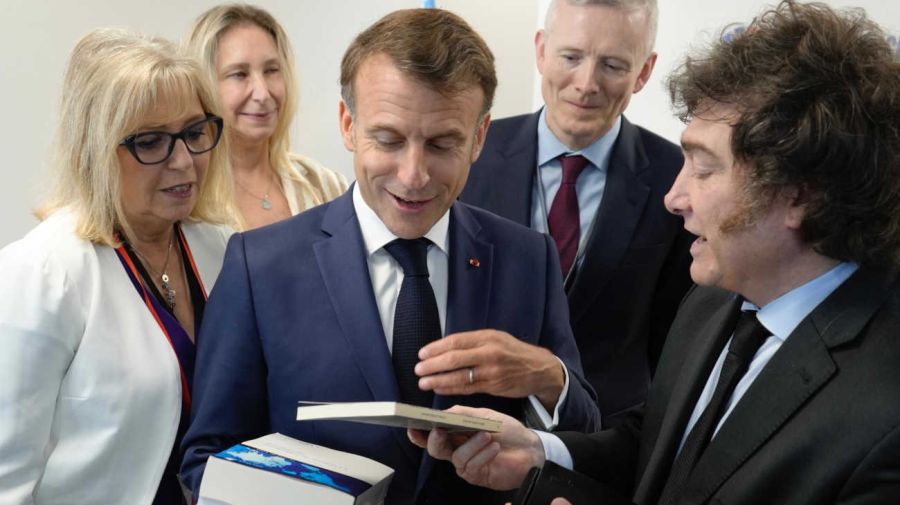 Milei y Macron bilateral 20250609