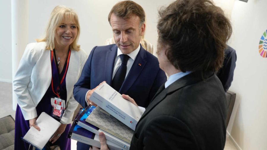 Milei y Macron bilateral 20250609