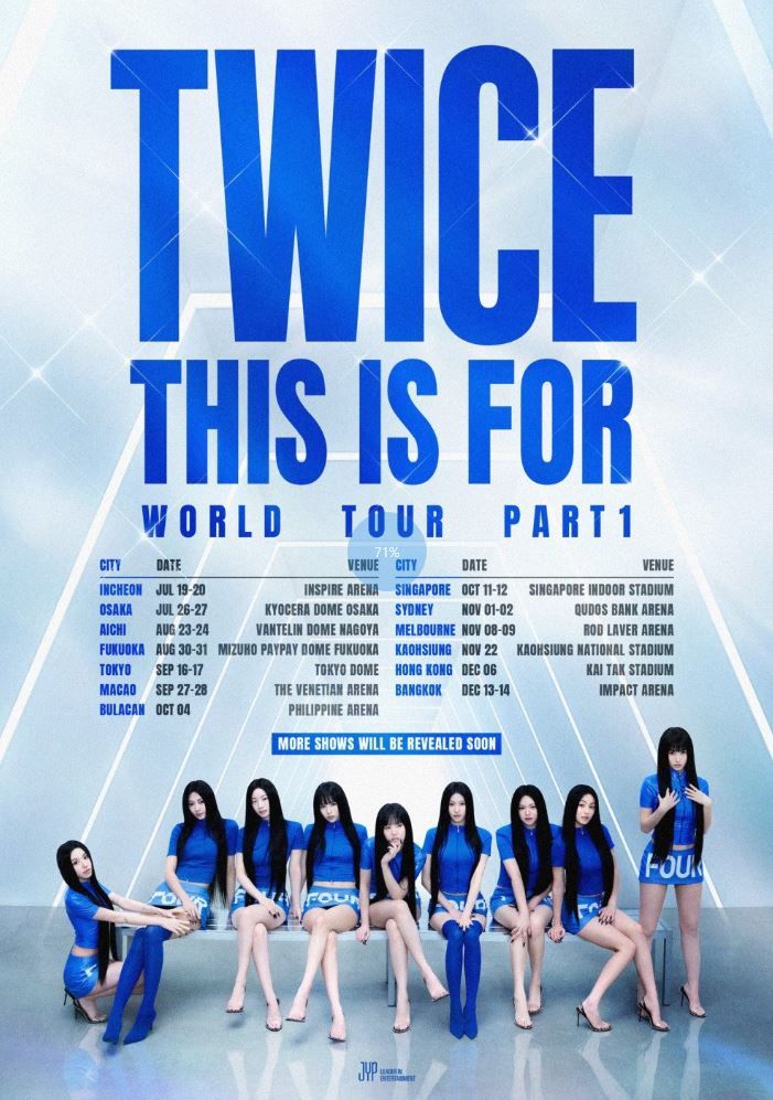 TWICE sexta gira mundial