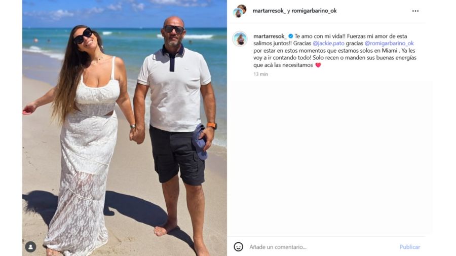 Mar Tarrés y su novio con Gripe A en Miami