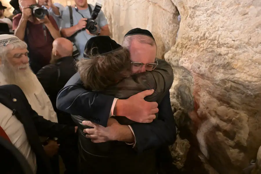 Milei llego a Israel