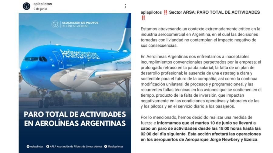 Reclamo de APLA