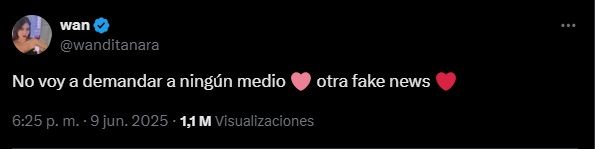 Wanda Nara reveló si demandará a los medios turcos