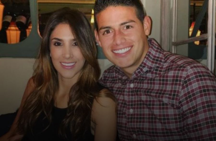 Daniela Ospina y James Rodríguez