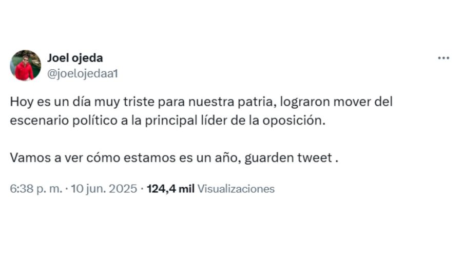 Firme defensa del ex Gran Hermano Joel Ojeda a Cristina Kirchner