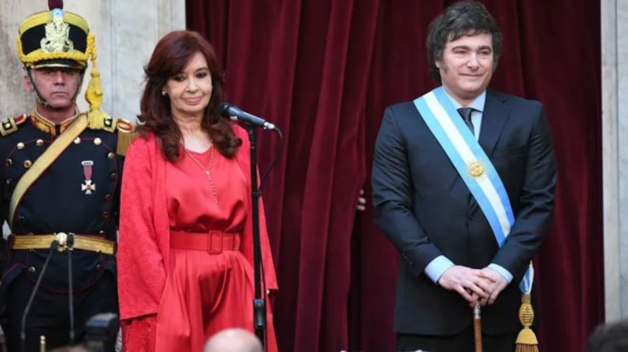 Cristina Kirchner y Javier Milei