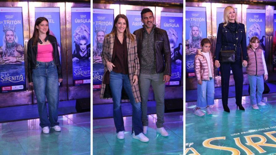 Los looks casuales en el estreno de La Sirenita