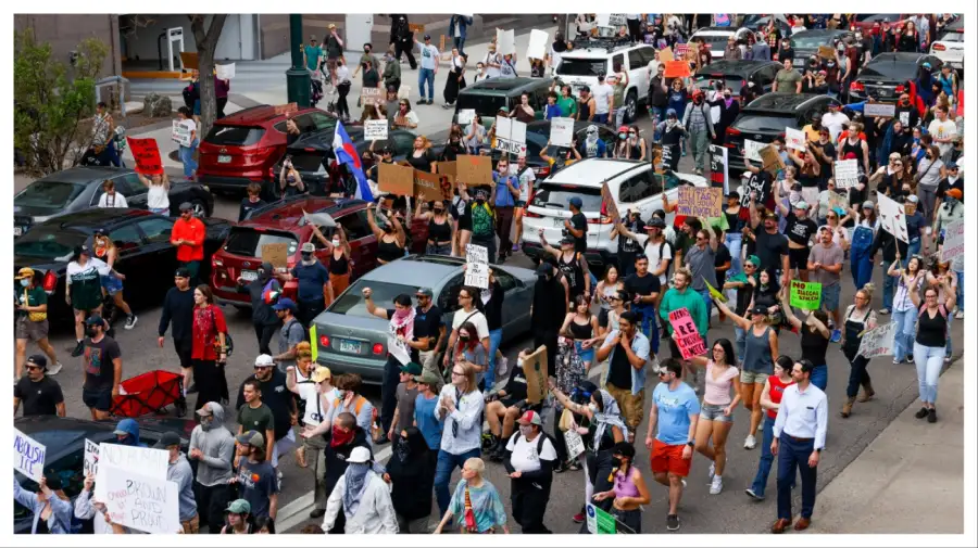 Marcha en Nueva York contra el ICE