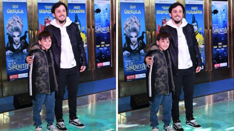 Rodrigo Noya y su hijo Bautista