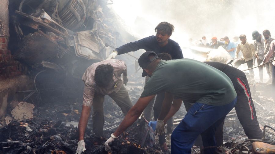 Accidente aéreo en India