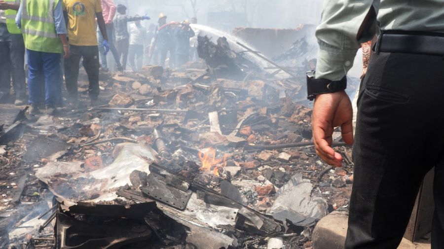 Accidente aéreo en India