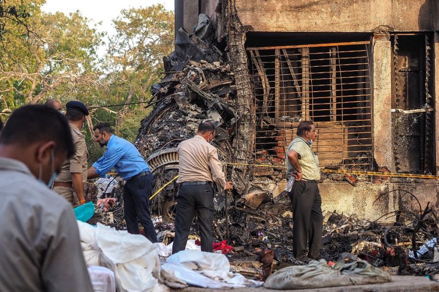 Accidente de avión en India