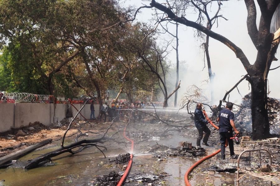 Accidente de avión en India