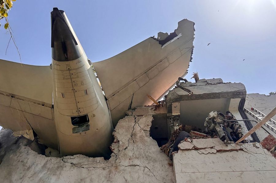 Accidente de avión en India
