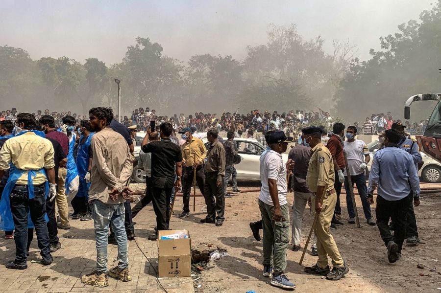 Accidente de avión en India