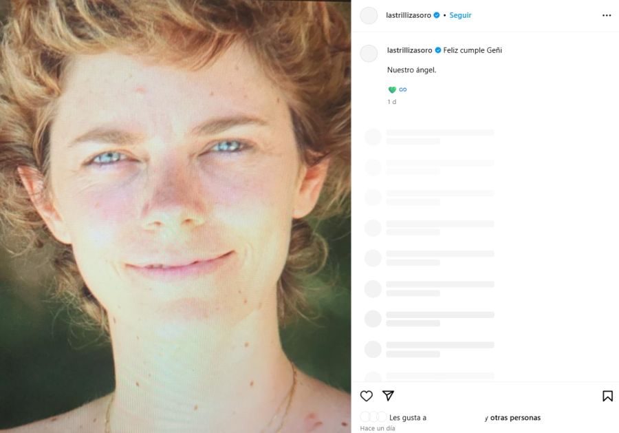Geñi, la hija de María Eugenia, la trilliza de oro