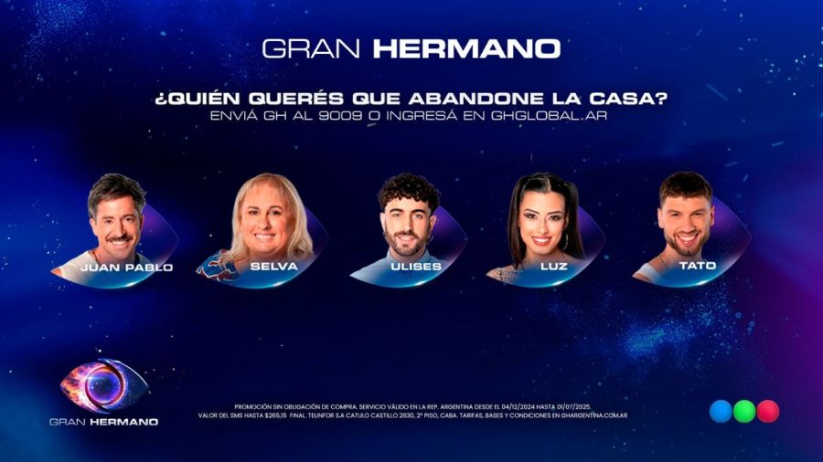 Los nominados de Gran Hermano en la gala del miércoles 11 de junio 2