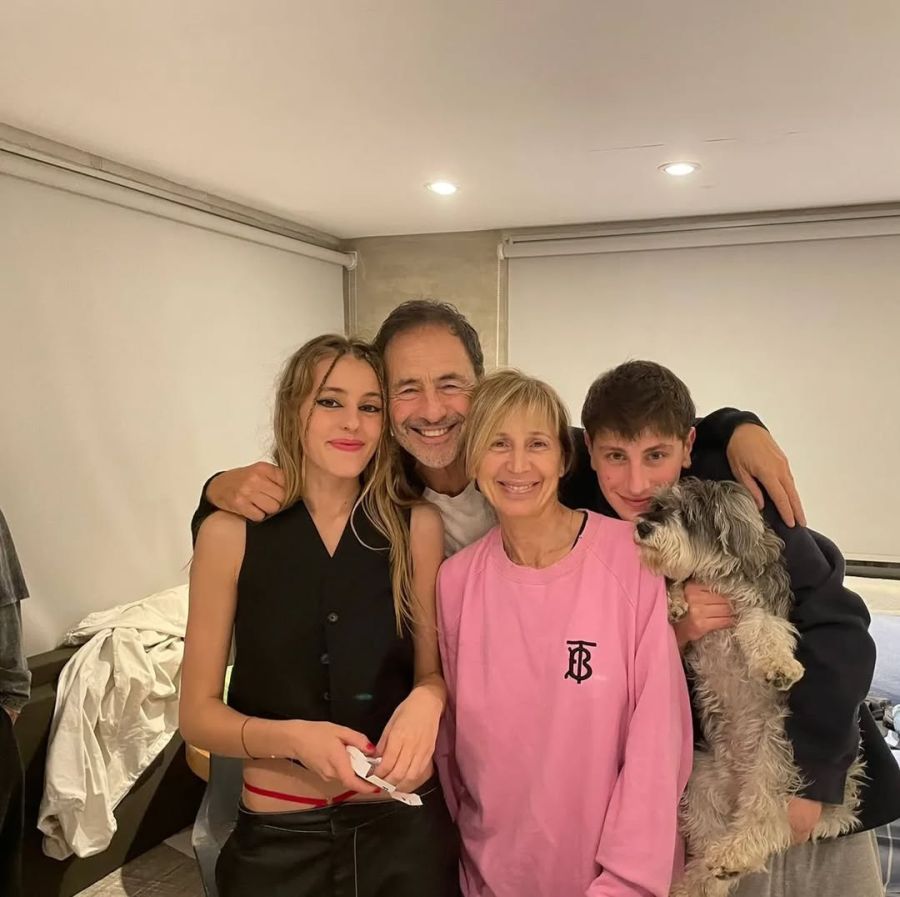 Martín Seefeld y su familia
