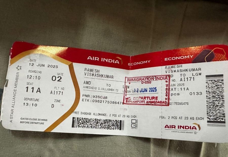 Pasaje sobreviviente del accidente aéreo en India