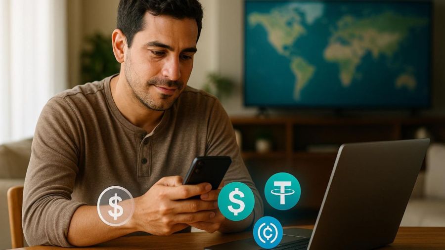 Remesas en criptomonedas 