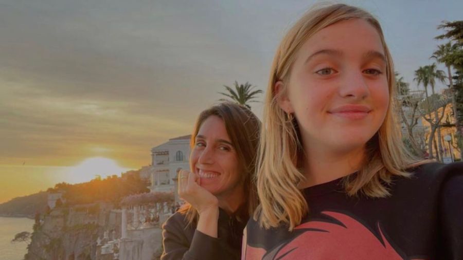 Soledad Pastorutti y su hija Antonia