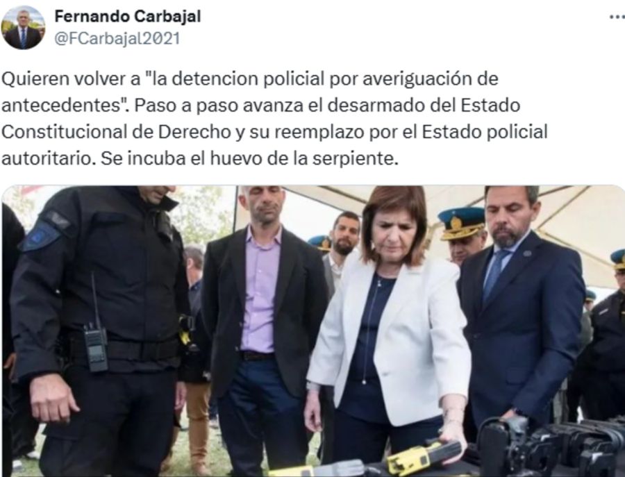 Tuit de Fernando Carbajal 20250612