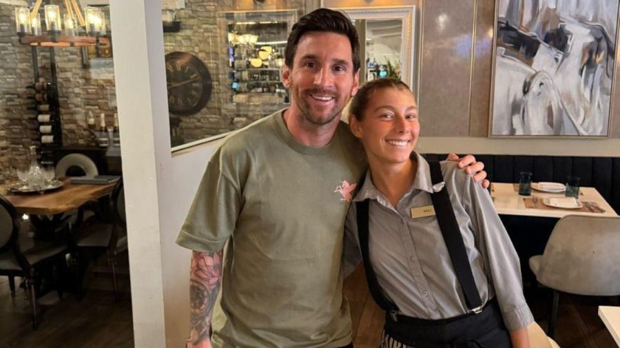 Messi en Baires Grill