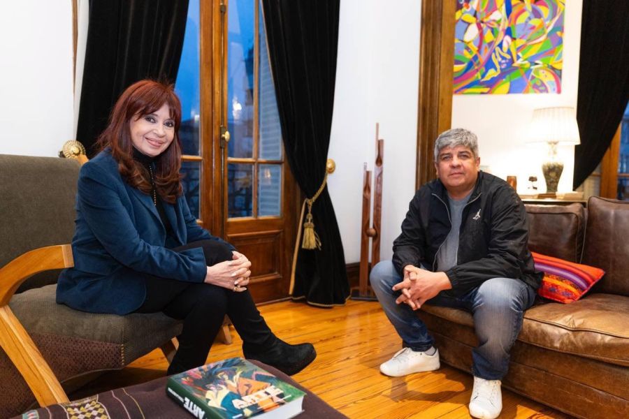 Pablo Moyano y Cristina Kirchner