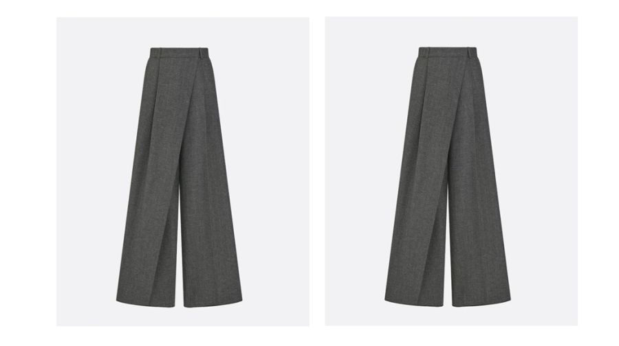 Pantalon de lana y paño