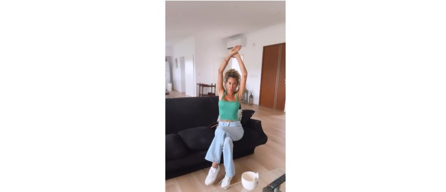 El living de Luciana Elbusto