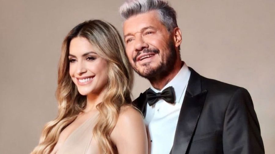 Marcelo Tinelli y Milett Figueroa