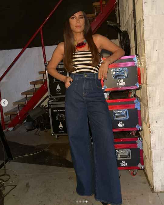 Flor de la V jean wide leg