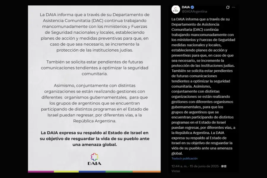Buscan gestionar el retorno de argentinos varados en Israel tras el conflicto con Irán