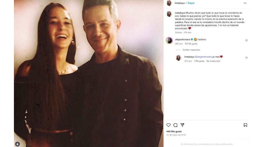 Ivete Playà y Alejandro Sanz