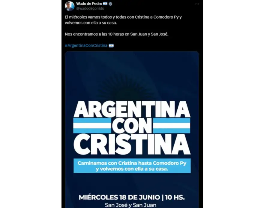 Marcha por Cristina Kirchner 20250616