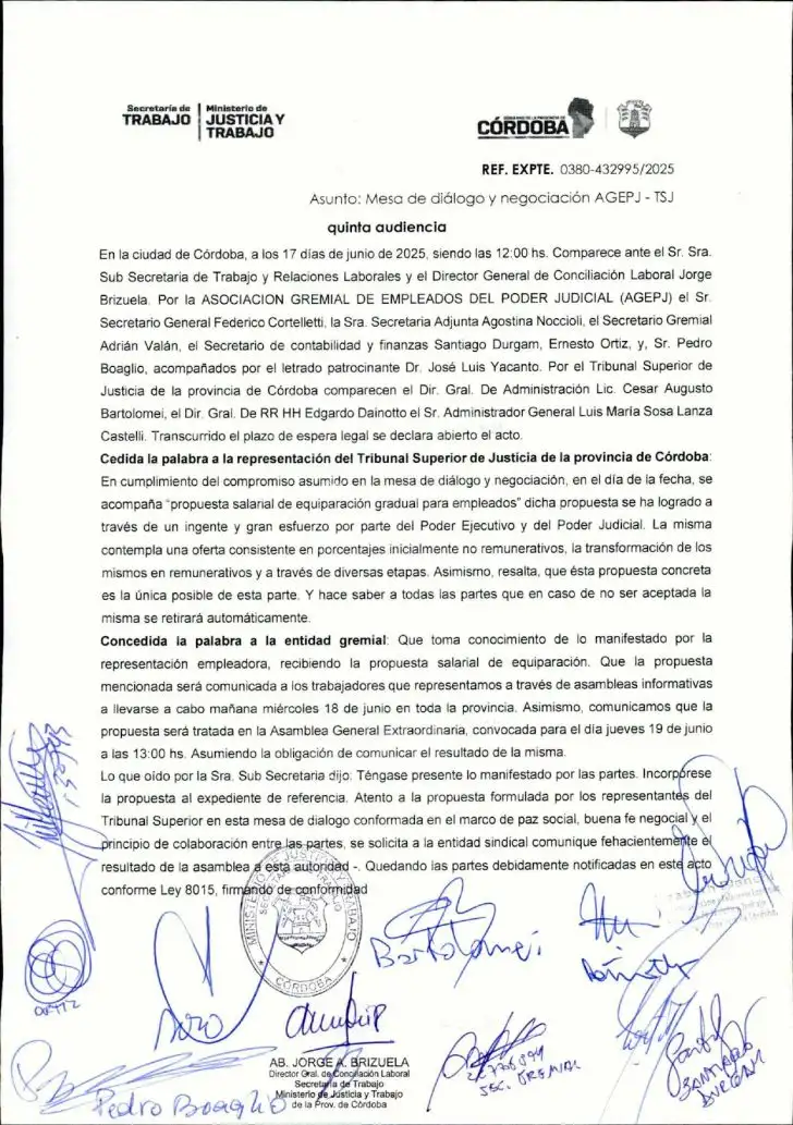 Acta Judiciales