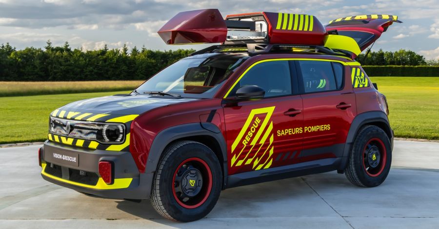 Así es el Renault 4 eléctrico adaptado como unidad de rescate inteligente