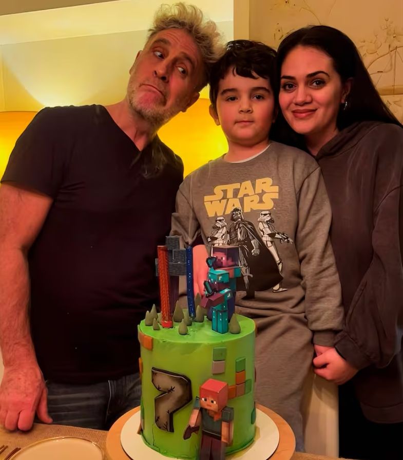 Flor de la V y su marido, Pablo Goycochea