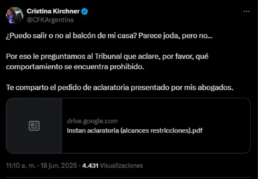 Cristina Kirchner