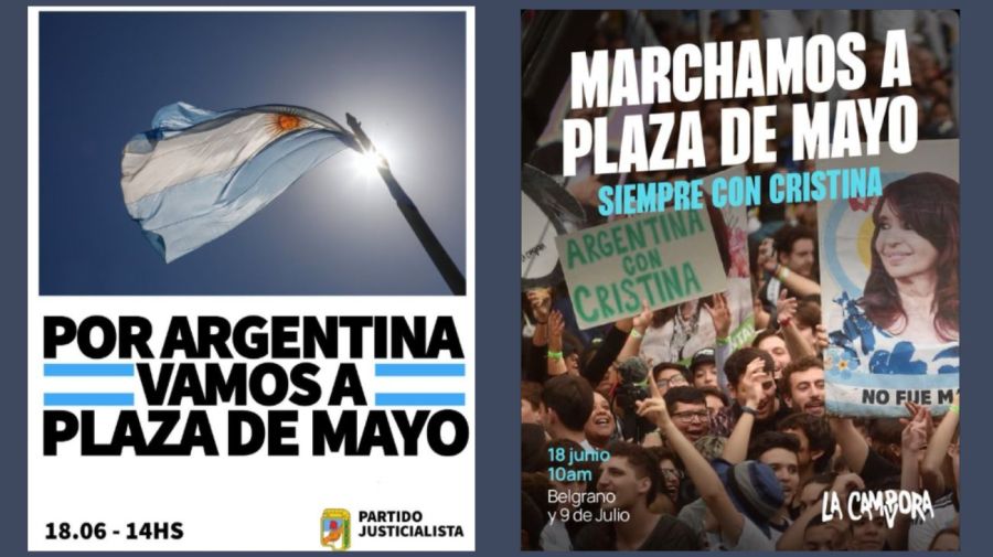 Convocatoria a Plaza de Mayo
