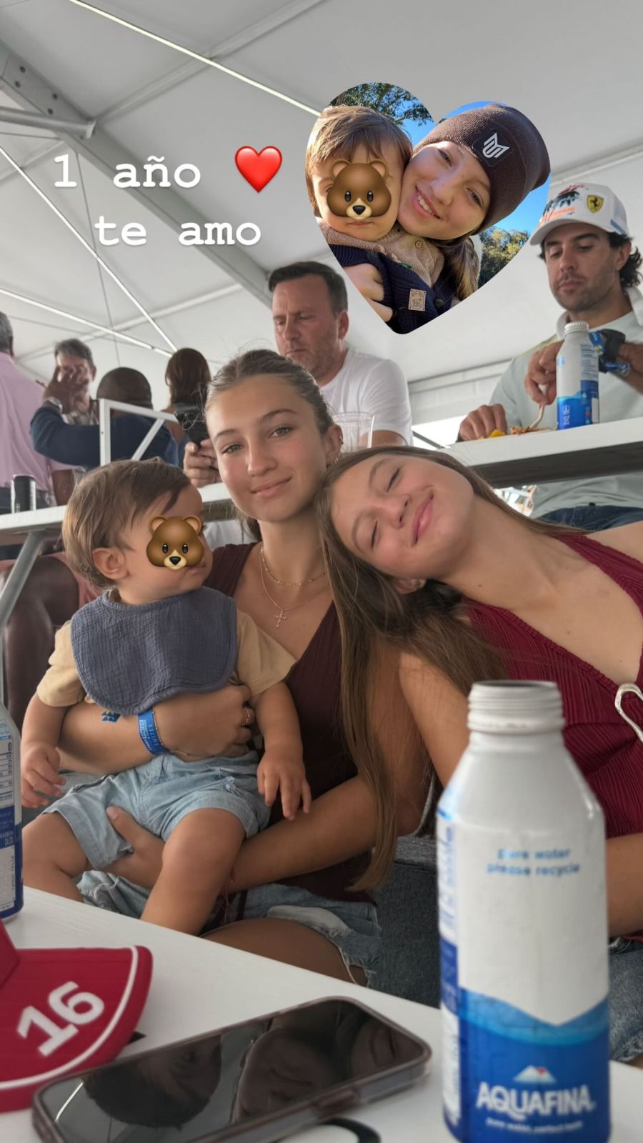 Nicole Neumann, Cruz Urcera, Indiana Cubero, Allegra Cubero, Sienna Cubero