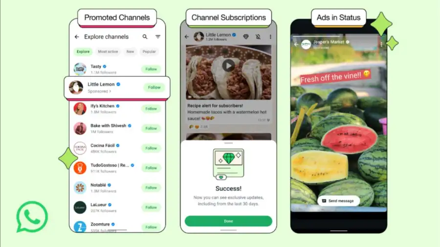Publicidad en WhatsApp