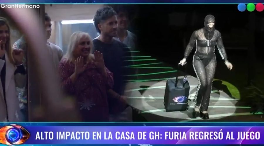 Furia volviendo a entrar a Gran Hermano con el Golden Ticket
