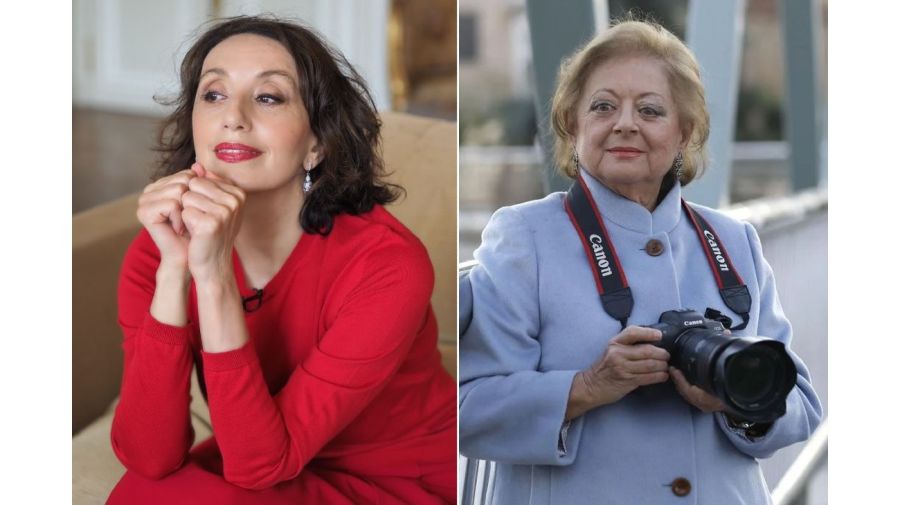 Luz Casal y Cristina García Rodero