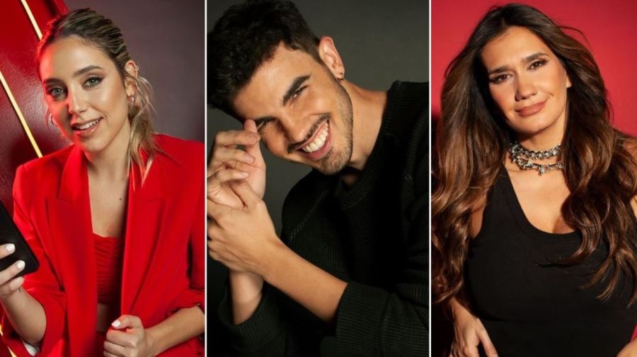 Sofi Martínez, Santi Talledo y Momi Giardina
