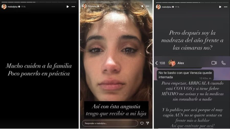 Melody Luz estalló contra Alex Caniggia