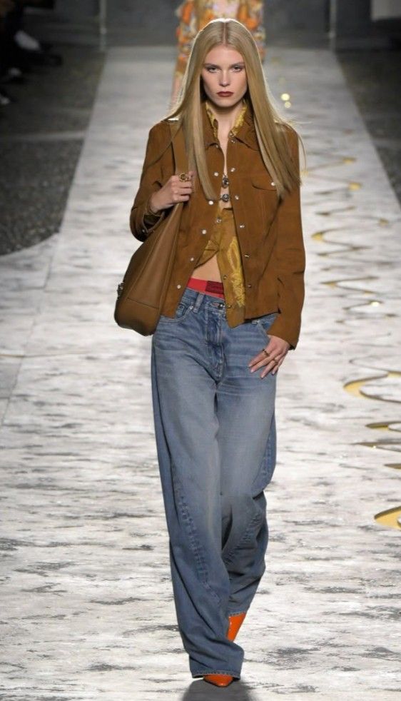 Jeans hasta el piso