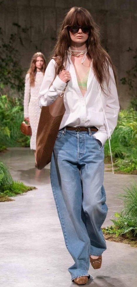 Jeans hasta el piso