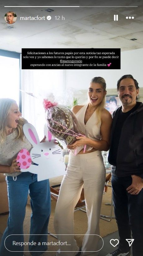 Marta Fort celebró el embarazo de Rocío Marengo con un emotivo mensaje: 